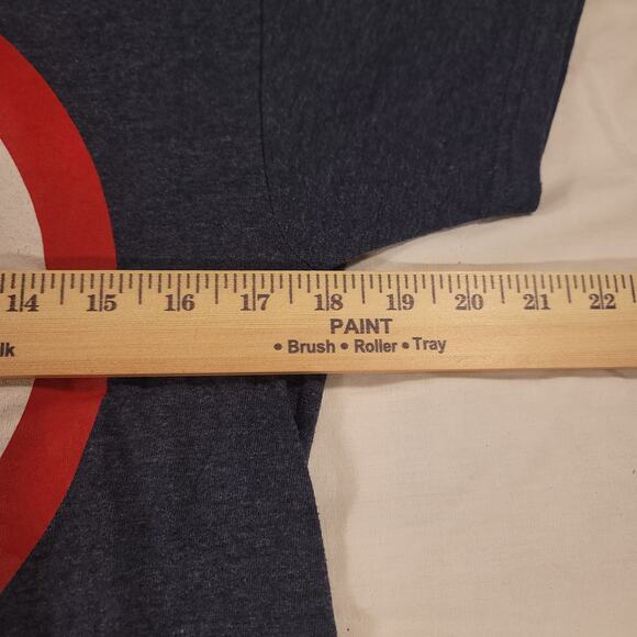 Marvel Captain America Graphic Short Sleeve Casual T Shirt Mens Size S Blue - Picture 8 of 9